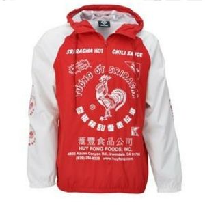 COPY - XL Sriracha Hot Chili Sauce Windbreaker jacket
